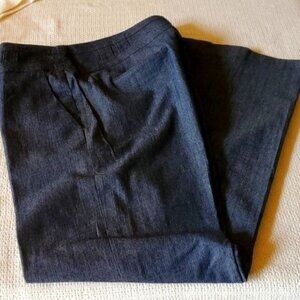 Sandro Sportwear Y2K High Rise‎ Dress Sz. 14 Blue Jeans with Pockets